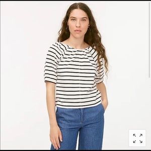 JCrew puff sleeve tshirt